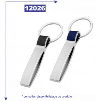 Chaveiro metálico, com abridor de garrafa 12026