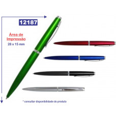 Caneta Personalizada Plástica 12187