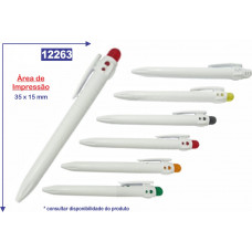 Caneta Personalizada Plástica 12263