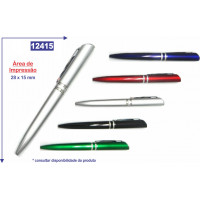 Caneta Personalizada Plástica 12415