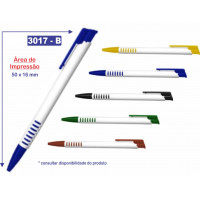 Caneta Personalizada Plástica 3017B