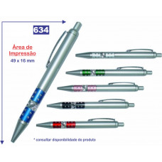 Caneta Personalizada Plástica 634